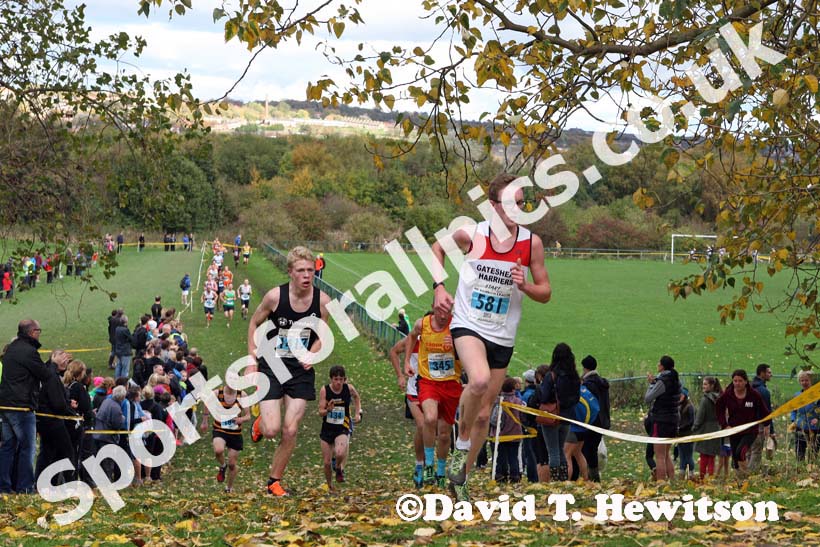 Senior men Blue 581 North East Harrier League, Blaydon. Photo: David T. Hewitson/Sports for All Pics